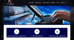 Desktop Screenshot of electrosecurity.com.ec
